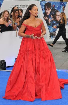 Valerian And The City Of A Thousand Planets European Premiere London, UK. 240717. Rihanna at the Valerian And The City Of A Thousand Planets European film premiere held at Cineworld Empire cinema, Leicester Square. 25 July 2017. LMK315-MB340-250717 