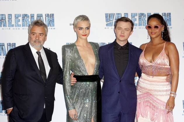 Valerian Premiere in Paris 219623 Patrice Falour Starface 2017-07-25 Paris France Premiere du film Valerian . Fenty, Robyn Rihanna ( Rihanna ); Delevingne, Cara  Copyright: xPatricexFalourx STAR_219623_006