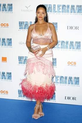 Valerian Premiere in Paris 219623 Patrice Falour Starface 2017-07-25 Paris France Premiere du film Valerian . Fenty, Robyn Rihanna ( Rihanna )  Copyright: xPatricexFalourx STAR_219623_016