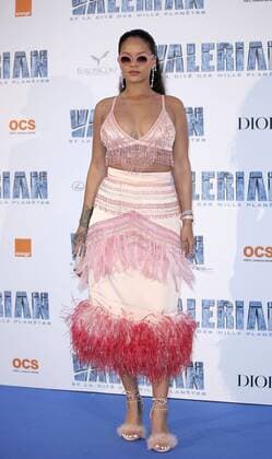 Premiere de Valerian et la Cite des mille planetes a la cite du Cinema. Pictures: Laurent Guerin E Press Photo. Rihanna Paris France  535753