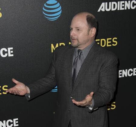 July 25, 2017 - Beverly Hills, California, U.S - Jason Alexander The cast of AT&T AUDIENCE Networks Ã’Mr. MercedesO, adapted from the original novel by Stephen King, walked the red carpet before viewing this year s screening at the Beverly Hilton Garden. The dramatic series follows a serial killer as he taunts a retired police detective leading the ex-cop to undertake a private investigation before the killer can strike again. The dramatic suspense thriller is set to premiere on the Audience Network on August 9, 2017. Beverly Hills U.S. - ZUMAb102 20170725_zaf_b102_012 Copyright: xDavidxBrox