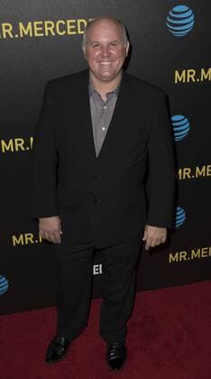 July 25, 2017 - Beverly Hills, California, U.S - The cast of AT&T AUDIENCE Networks Ã’Mr. MercedesO, adapted from the original novel by Stephen King, walked the red carpet before viewing this year s screening at the Beverly Hilton Garden. The dramatic series follows a serial killer as he taunts a retired police detective leading the ex-cop to undertake a private investigation before the killer can strike again. The dramatic suspense thriller is set to premiere on the Audience Network on August 9, 2017. Beverly Hills U.S. - ZUMAb102 20170725_zaf_b102_047 Copyright: xDavidxBrox