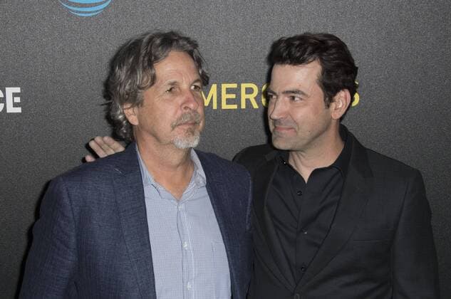 July 25, 2017 - Beverly Hills, California, U.S - Peter Farrelly and Ron Livingston The cast of AT&T AUDIENCE Networks Ã’Mr. MercedesO, adapted from the original novel by Stephen King, walked the red carpet before viewing this year s screening at the Beverly Hilton Garden. The dramatic series follows a serial killer as he taunts a retired police detective leading the ex-cop to undertake a private investigation before the killer can strike again. The dramatic suspense thriller is set to premiere on the Audience Network on August 9, 2017. Beverly Hills U.S. - ZUMAb102 20170725_zaf_b102_048 Copyright: xDavidxBrox