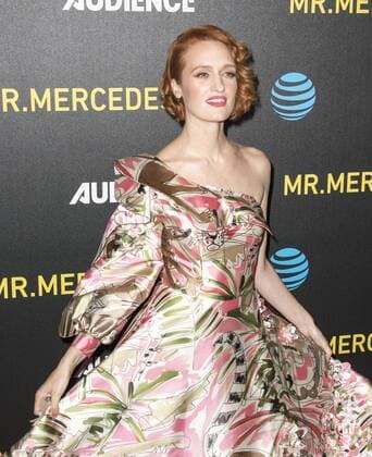 July 25, 2017 - Beverly Hills, California, U.S - Brenda Wool The cast of AT&T AUDIENCE Networks Ã’Mr. MercedesO, adapted from the original novel by Stephen King, walked the red carpet before viewing this year s screening at the Beverly Hilton Garden. The dramatic series follows a serial killer as he taunts a retired police detective leading the ex-cop to undertake a private investigation before the killer can strike again. The dramatic suspense thriller is set to premiere on the Audience Network on August 9, 2017. Beverly Hills U.S. - ZUMAb102 20170725_zaf_b102_051 Copyright: xDavidxBrox