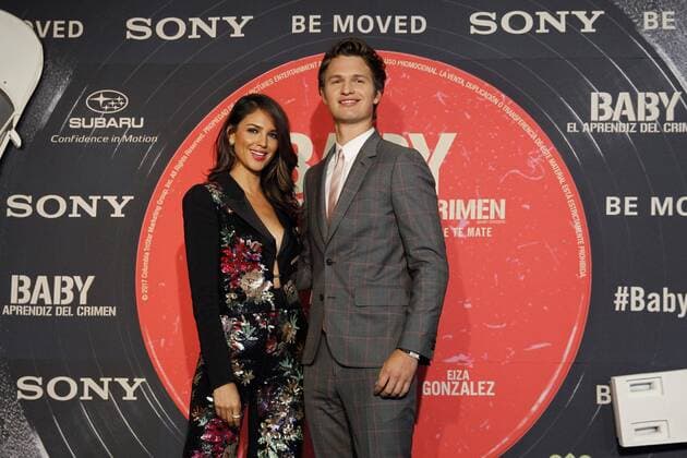 The Mexican actress Eiza Gonzalez (l), and the US actor Ansel Elgort (R) pose at their arrival to the red carpet of the movie Baby Driver in Mexico City, Mexico, on 26 July 2017. Red carpet of the movie Baby Driver !ACHTUNG: NUR REDAKTIONELLE NUTZUNG!  Copyright: xSASHENKAxGUTIÉRREZx MEX25 20170727-636367277512390541