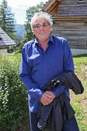 ORF Wenn die Musi spielt . Sänger Bernhard Brink am Rande des Künstlertreffs zum Musik Open Air Wenn die Musi spielt am 28.07.2017 auf dem Festgelände in Bad Kleinkirchheim.