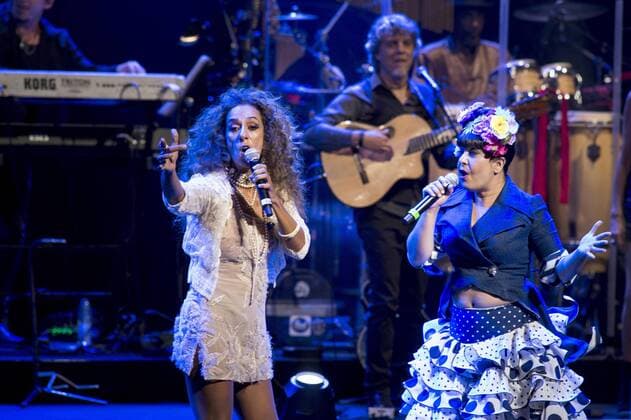 The singer Rosario (L) perform during a concert of the III edition of the Universal Music Festival celebrated at the Teatro Real, in Madrid, Spain, 28 July 2017. ROSARIO CONCERT !ACHTUNG: NUR REDAKTIONELLE NUTZUNG!  Copyright: xLucaxPiergiovannix GRA405 20170729-636368861160614052