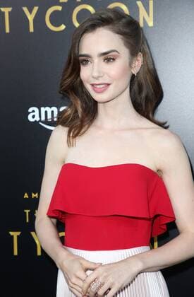 July 27, 2017 - West Hollywood, U.S. - 28 July 2017 - West Hollywood, California - Lily Collins. The Last Tycoon Los Angeles Premiere held at at Harmony Gold Theatre. Photo Credit: AdMedia West Hollywood U.S. - ZUMAa123 20170727_zaa_a123_569 Copyright: xF.xSadoux