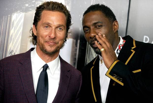Entertainment Bilder der Woche Themen der Woche Bilder des Tages Matthew McConaughey and Idris Elba arrive on the red carpet at The Dark Tower New York Premiere on July 31, 2017 in New York City.  NYP20170731190 DENNISxVANxTINE