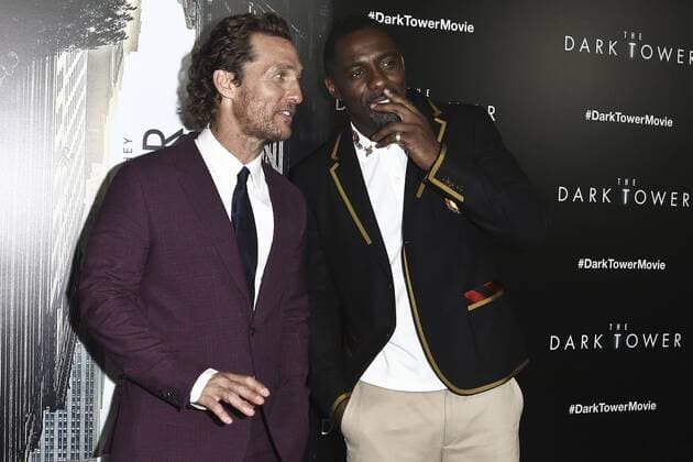 Matthew McConaughey und Idris Elba beim Special Screening des Kinofilms The Dark Tower Der Dunkle Turm im Museum of Modern Art. New York, 31.07.2017 Foto:xT.xKingx xFuturexImage