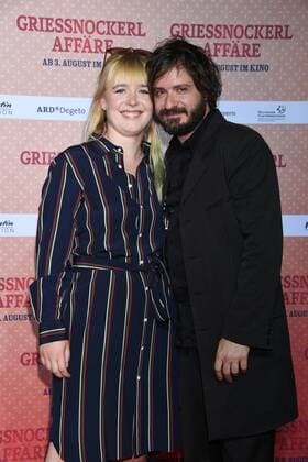 Katharina Abt mit Begleitung Premiere Grießnockerlaffäre Mathäser Filmpalast Kino, Fernsehen München 01. August 2017