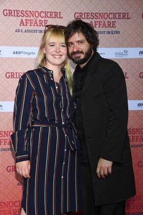 Katharina Abt mit Begleitung Premiere Grießnockerlaffäre Mathäser Filmpalast Kino, Fernsehen München 01. August 2017
