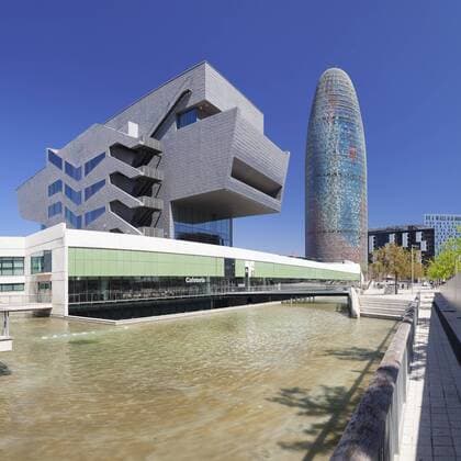 Architektur von Jean Nouvel Torre Agbar, architect Jean Nouvel, Placa de les Glories Catalanes, Barcelona, Catalonia, Spain, Europe Copyright: MarkusxLange 1160-3322 Editorial Use Only