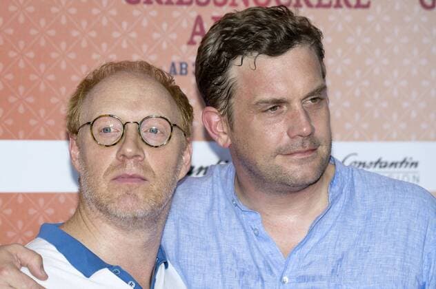 Simon Schwarz und Sebastian Bezzel bei der Premiere des Kinofilms Griessnockerlaffäre im Mathäser Filmpalast. München, 01.08.2017 Foto:xN.xKolinzx xFuturexImage
