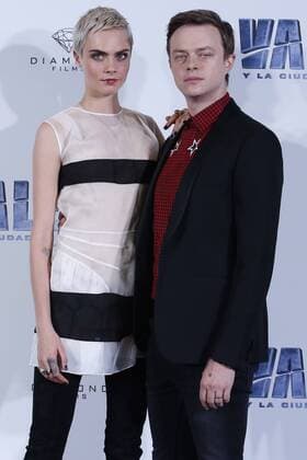 August 2, 2017 - EUM20170802ESP05.JPG.CIUDAD DE MEXICO CinemaCine-Valerian.- La actriz britanica y actor estadounidense, Cara Delevingne y Dane DeHaan, respectivamente, en la conferencia de prensa para presentar el filme Valerian y la ciudad de los mil planetas , 2 de agosto de 2017, de la cual forman parte. Foto: Agencia EL UNIVERSALAgustin SalinasJMA  - ZUMAu78_ 20170802_zaf_u78_012 Copyright: xElxUniversalx