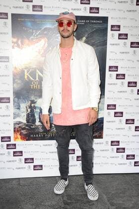 Mason Noise attends the Knights Of The Damned Premiere at the Prince Charles Cinema on Leicester Square in London. AUGUST 2nd 2017  TSTx171725