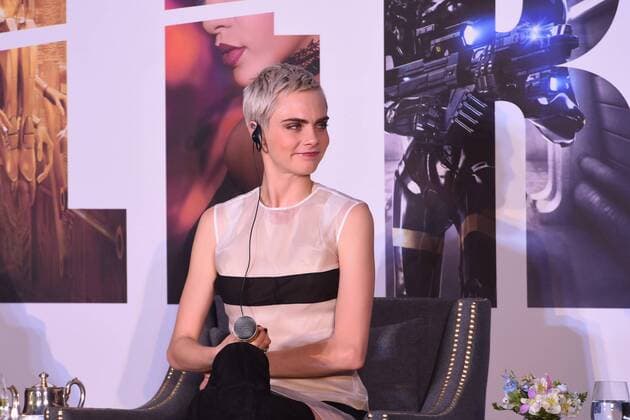 August 2, 2017 - Mexico City, Mexico - Actress Cara Delevingne attends at film press conference to promote Valerian and the City of a Thousand Planets at St. Regis Hotel on August 02, 2017 in Mexico City, Mexico Mexico City Mexico  - ZUMAn230 20170802_zaa_n230_172 Copyright: xCarlosxTischlerx