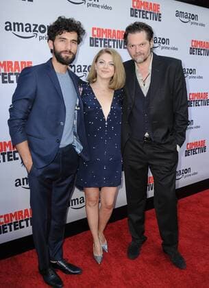 August 3, 2017 - Hollywood, California, U.S. - Cornilieu Ulici, Olivia Nita, Florin Piersic Jr. attends The Los Angeles Premiere of Amazon Prime Video Comrade Detective held at the Arclight Theater in Hollywood, California on August 3, 2017. 2017 Hollywood U.S. - ZUMAl86_ 20170803_zaf_l86_009 Copyright: xDavexLongendykex