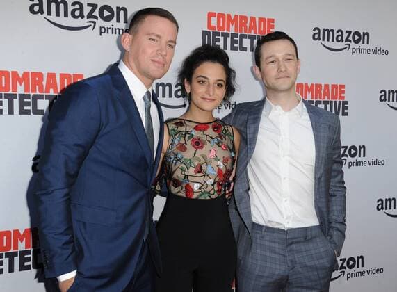 August 3, 2017 - Hollywood, California, U.S. - Channing Tatum, Jenny Slate, Joseph Gordon-Levitt attends The Los Angeles Premiere of Amazon Prime Video Comrade Detective held at the Arclight Theater in Hollywood, California on August 3, 2017. 2017 Hollywood U.S. - ZUMAl86_ 20170803_zaf_l86_060 Copyright: xDavexLongendykex