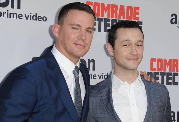 August 3, 2017 - Hollywood, California, U.S. - Channing Tatum, Joseph Gordon-Levitt attends The Los Angeles Premiere of Amazon Prime Video Comrade Detective held at the Arclight Theater in Hollywood, California on August 3, 2017. 2017 Hollywood U.S. - ZUMAl86_ 20170803_zaf_l86_063 Copyright: xDavexLongendykex