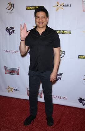 August 4, 2017 - Las Vegas, NV, U.S. - 04 August 2017 - Las Vegas, Nevada - Garrett Wang. Sneak Peek FREE Screening of UNBELIEVABLE!!!!!Ã¢â‚¬Â, A Sci-Fi Spoof Starring over 42 Former Ã¢â‚¬oeStar TrekÃ¢â‚¬Â stars and a Puppet Captain, at Brenden Theaters inside the Palms Las Vegas. Photo Credit: MJT AdMedia Las Vegas U.S. - ZUMAa123 20170804_zaa_a123_042 Copyright: xMjtAdmediax