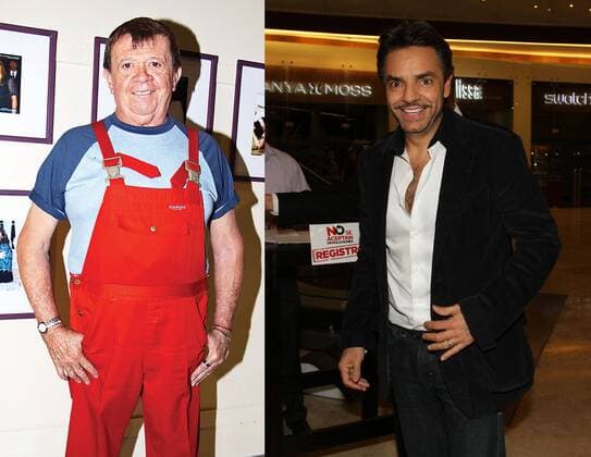 August 4, 2017 - EUM20170804ESP09.JPG.CIUDAD DE MEXICO CinemaCine.- Complot Mongol.- Los actores Eugenio Derbez y Xavier Lopez, Chabelo , participan en el filme El complot mongol , el cual comenzara rodaje en esta capital la proxima semana. Foto: Archivo Agencia EL UNIVERSALMAVC  - ZUMAu78_ 20170804_zaf_u78_068 Copyright: xElxUniversalx