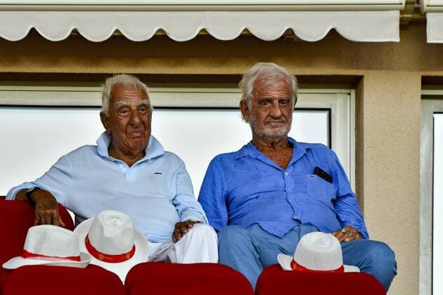 Jean Paul Belmondo - Charles Gerard FOOTBALL : AS Monaco vs Toulouse FC - Ligue 1 - Monaco - 04 08 2017 NorbertScanella Panoramic 
