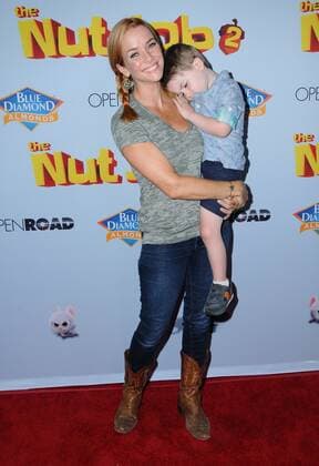 August 5, 2017 - Los Angeles, CA, U.S. - 05 August 2017 - Los Angeles, California - Annie Wersching. World premiere of Nut Job 2: Nutty by Nature held at Regal Cinema at L.A. Live in Los Angeles. Photo Credit: AdMedia Los Angeles U.S. - ZUMAa123 20170805_zaa_a123_046 Copyright: xBirdiexThompsonx