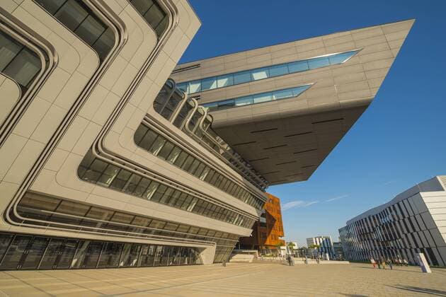 WU Campus Wien, Wirtschaftsuniversität Wien, LC, Library and Learning Center, Zaha Hadid, Österreich, Wien, 2. Bezirk Copyright: xKTHx ALLAT845268