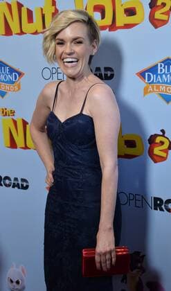 Cast member Kari Wahlgren, the voice of Jamie in the animated motion picture comedy The Nut Job 2: Nutty by Nature attends the premiere of the film at Regal Cinemas LA Live in Los Angeles on August 5, 2017. Storyline: Following the events of the first film, Surly and his friends must stop Oakton City s mayor from destroying their home to make way for a dysfunctional amusement park.  LAP2017080532 JIMxRUYMEN