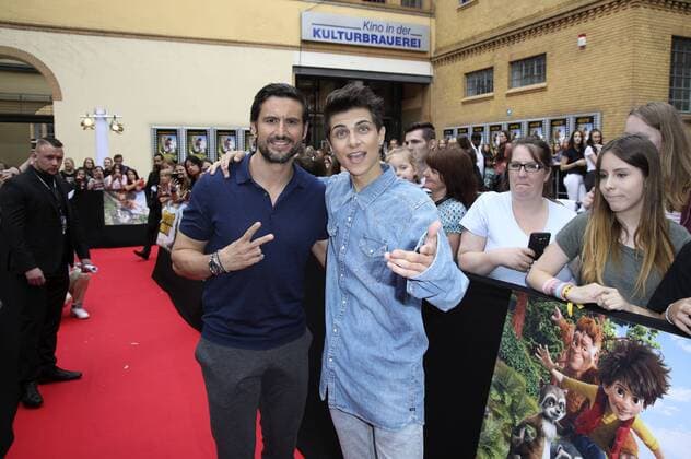 Tom Beck und Lukas Rieger bei der Premiere des Kinofilms Bigfoot Junior The Son of Bigfoot im Kino in der Kulturbrauerei. Berlin, 06.08.2017 Foto:xS.xGabschx xFuturexImage