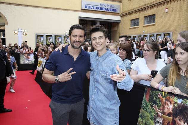 Tom Beck und Lukas Rieger bei der Premiere des Kinofilms Bigfoot Junior The Son of Bigfoot im Kino in der Kulturbrauerei. Berlin, 06.08.2017 Foto:xS.xGabschx xFuturexImage