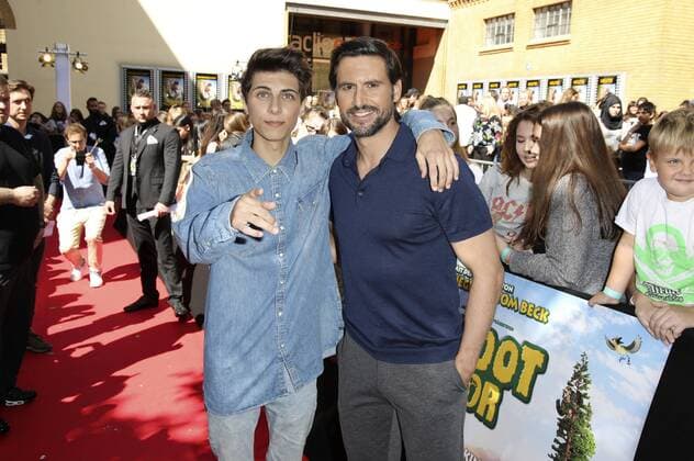 Lukas Rieger und Tom Beck bei der Premiere des Kinofilms Bigfoot Junior The Son of Bigfoot im Kino in der Kulturbrauerei. Berlin, 06.08.2017 Foto:xS.xGabschx xFuturexImage