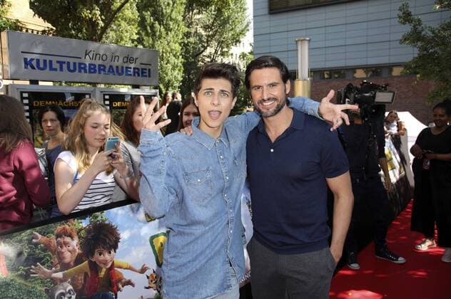 Lukas Rieger und Tom Beck bei der Premiere des Kinofilms Bigfoot Junior The Son of Bigfoot im Kino in der Kulturbrauerei. Berlin, 06.08.2017 Foto:xS.xGabschx xFuturexImage