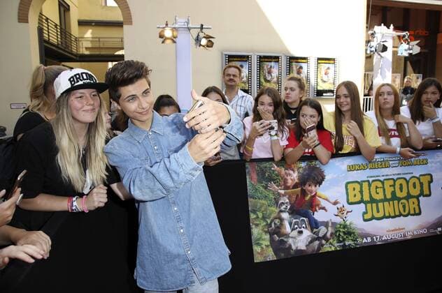Lukas Rieger bei der Premiere des Kinofilms Bigfoot Junior The Son of Bigfoot im Kino in der Kulturbrauerei. Berlin, 06.08.2017 Foto:xS.xGabschx xFuturexImage