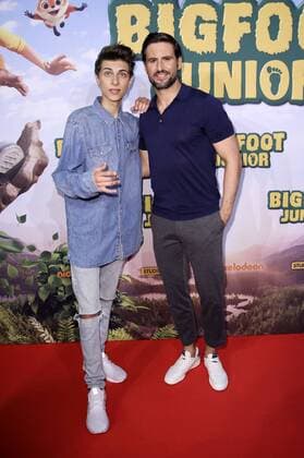 Lukas Rieger und Tom Beck bei der Premiere des Kinofilms Bigfoot Junior The Son of Bigfoot im Kino in der Kulturbrauerei. Berlin, 06.08.2017 Foto:xS.xGabschx xFuturexImage