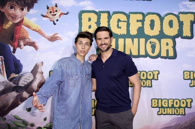 Lukas Rieger und Tom Beck bei der Premiere des Kinofilms Bigfoot Junior The Son of Bigfoot im Kino in der Kulturbrauerei. Berlin, 06.08.2017 Foto:xS.xGabschx xFuturexImage