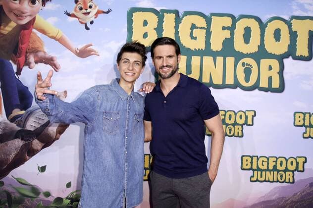 Lukas Rieger und Tom Beck bei der Premiere des Kinofilms Bigfoot Junior The Son of Bigfoot im Kino in der Kulturbrauerei. Berlin, 06.08.2017 Foto:xS.xGabschx xFuturexImage