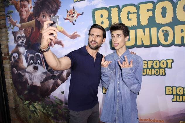 Tom Beck und Lukas Rieger bei der Premiere des Kinofilms Bigfoot Junior The Son of Bigfoot im Kino in der Kulturbrauerei. Berlin, 06.08.2017 Foto:xS.xGabschx xFuturexImage