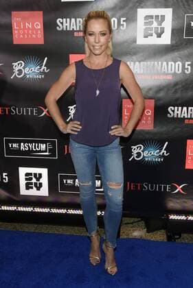 Television personality Kendra Wilkinson attends the premiere of the animated motion picture Sharknado 5: Global Swarming at The LINQ Hotel & Casino in Las Vegas, Nevada on August 6, 2017. Storyline: With much of America lying in ruins, the rest of the world braces for a global sharknado, Fin and his family must travel around the world to stop them.  LAV2017080770 DAVIDxBECKER