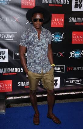 August 6, 2017 - Las Vegas, NV, U.S. - 06 August 2017 - Las Vegas, NV - Shamar Philippe. Sharknado 5 Global Swarming red carpet premiere at Linq Hotel and Casino. Photo Credit: MJT AdMedia Las Vegas U.S. - ZUMAa123 20170806_zaa_a123_097 Copyright: xMjtAdmediax