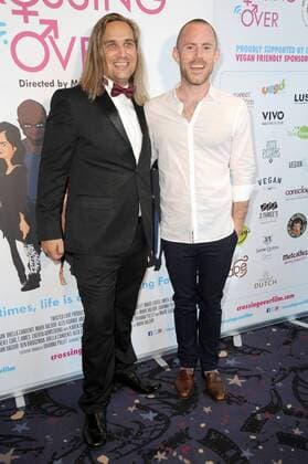 Mark Haldor and Ben Bridgeman attend the Crossing Over Film Premiere at Cineworld in London. AUGUST 6th 2017  TSTx171754
