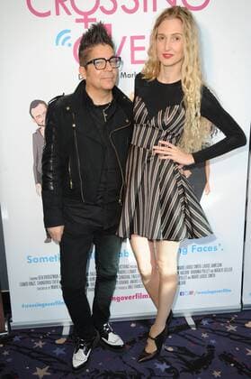 Joe Alvarez and Tamara Orlova-Alvarez attend the Crossing Over Film Premiere at Cineworld in London. AUGUST 6th 2017  TSTx171754
