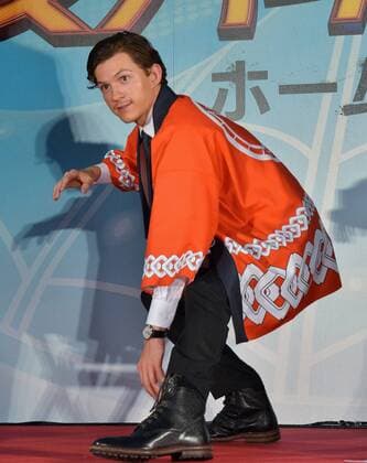 Actor Tom Holland attends the Japan premiere for the film Spider-Man: Homecoming in Tokyo, Japan on August 7, 2017.  TKP2017080709 KEIZOxMORI
