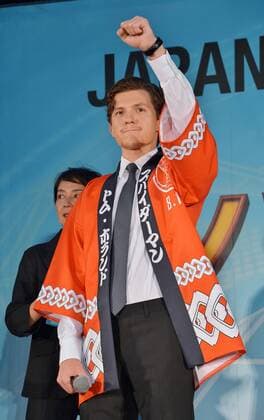 Actor Tom Holland attends the Japan premiere for the film Spider-Man: Homecoming in Tokyo, Japan on August 7, 2017.  TKP2017080711 KEIZOxMORI