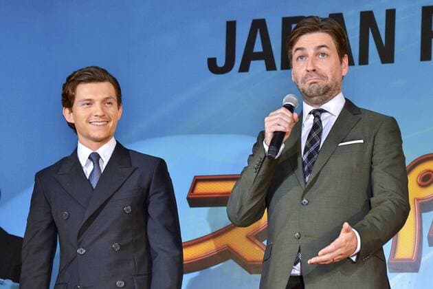 Tom Holland und Jon Watts bei der Premiere des Kinofilms Spider-Man: Homecoming im Kabukicho Cinecity Park. Tokio, 07.08.2017 Foto:xK.xNarax xFuturexImage