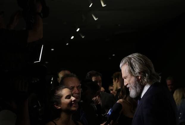 Jeff Bridges arrives on the red carpet at The Only Living Boy In New York New York Premiere at The Museum of Modern Art on August 7, 2017 in New York City.  NYP20170807137 JOHNxANGELILLO