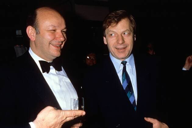 Die Goldene Kamera 1988, Verleihung am 18. Februar 1989 im Verlagshaus der Axel Springer GmbH in Berlin, Walter Momper und Eberhard Diepgen