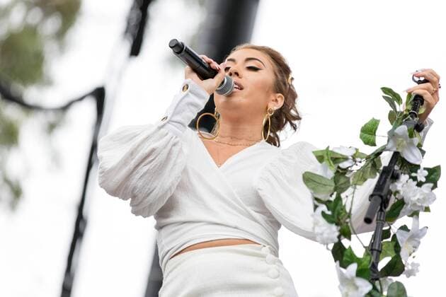August 11, 2017 - San Francisco, California, U.S - KARLY LOAIZA of Kali Uchis during the Outside Lands Music Festival at Golden Gate Park in San Francisco, California San Francisco U.S. - ZUMAs135 20170811_zap_s135_039 Copyright: xDanielxDeSloverx