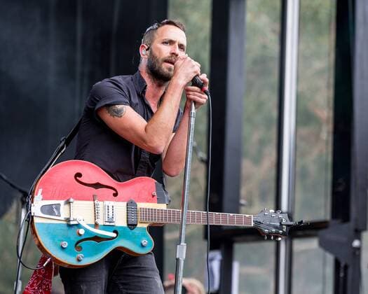 August 12, 2017 - San Francisco, California, U.S - JOSH OSTRANDER of Mondo Cozmo during the Outside Lands Music Festival at Golden Gate Park in San Francisco, California San Francisco U.S. - ZUMAs135 20170812_zap_s135_005 Copyright: xDanielxDeSloverx